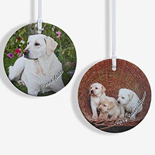Personalized Pet Photo Ornaments - 24916
