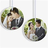 Wedding Photo Memories Personalized Photo Ornaments - 24917
