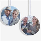 Cute Couple Photo Memories Personalized Photo Ornaments - 24918