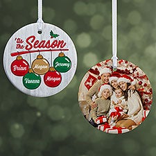 Tis the Season Personalized Family Ornaments - 24923
