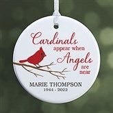 Personalized Cardinal Memorial Ornaments - 24928