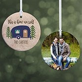 Personalized Happy Camper Christmas Ornaments - 24935