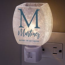 Family Initial Personalized Frosted Night Light - 24952