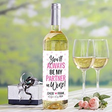 My Partner In Wine Personalized Valentines Day Wine Label - 24977