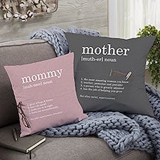 Definition of Mom Personalized Pocket Pillows - 25012