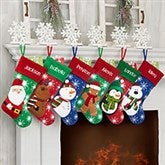 Winter Fun Personalized LED Light Up Christmas Stockings - 25050