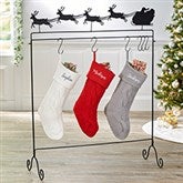 Santa Sleigh Stocking Holder Floor Stand - 25053