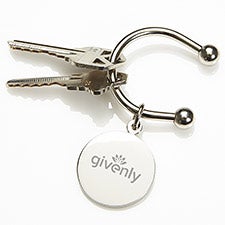 Personalized Logo Engraved Key Ring - 25101