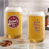 Brewing Co. Personalized 16oz Printed Beer Can Glass - 25130