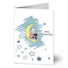Dream Big Personalized Greeting Card by philoSophies - 25172