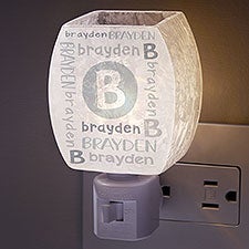 Boys Name Personalized Frosted Night Light - 25178