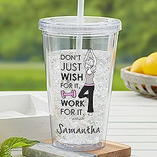 Work For It Personalized Insulated Tumbler by philoSophies - 25194