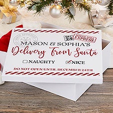 Special Delivery Personalized Christmas Keepsake Box - 25233