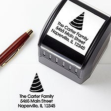 Party Time Personalized Self-Inking Address Stamp - 25255