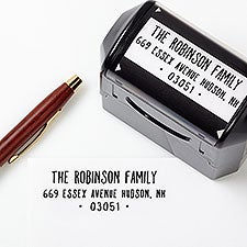 Modern Style Personalized Address Stamp - 25259