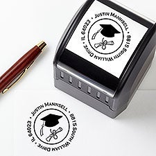 Graduation Personalized Self-Inking Address Stamp - 25268