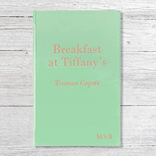 Breakfast at Tiffanys Personalized Leather Book - 25350D