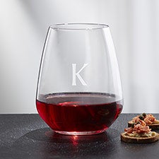 Personalized Luigi Bormioli® Engraved Stemless Wine Glass  - 25397