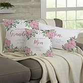 Floral Special Message Personalized Throw Pillows - 25445