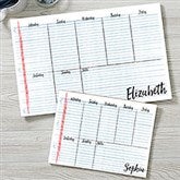 Notebook Scribbles Personalized Weekly Planners - 25450