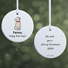 Personalized Golden Retriever Ornament by philoSophies - 25454