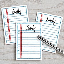 Notebook Scribbles Personalized Mini Notepads - Set of 3 - 25456