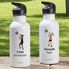 Personalized Basketball Player Water Bottle by philoSophies - 25551