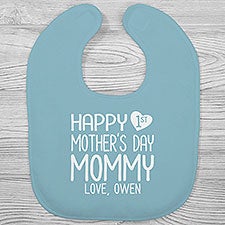 Personalized Baby Bibs - Happy First Mothers Day - 25575