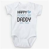 Happy First Fathers Day Personalized Baby Clothes - 25576