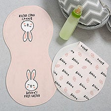 First Easter Bunny Personalized Burp Cloths - Set of 2 - 25587
