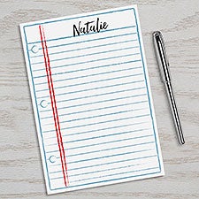 Notebook Scribbles Personalized Large Notepad - 25605