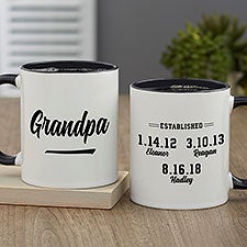 Established Personalized Coffee Mugs For Grandpa - 25612