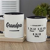 Established Personalized Coffee Mugs For Grandpa - 25612