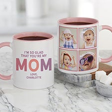 So Glad Youre Our Mom Personalized Coffee Mugs - 25614