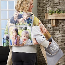 Photo Collage Personalized Cuddle Wrap - 25647