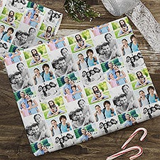 Photo Collage Personalized Photo Wrapping Paper - 25648