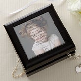 Personalized Womens Photo Jewelry Box with Poem - 2566
