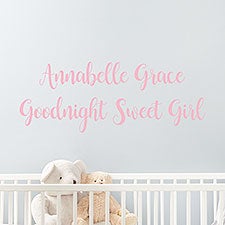 Baby Quote Personalized Vinyl Wall Art - 25679
