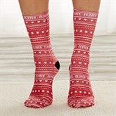 Nordic Christmas Personalized Socks for Adults - 25693
