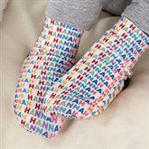 Colorful Name Personalized Toddler Socks For Girls - 25696
