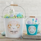 Bunny Treats Personalized Easter Buckets - 25709