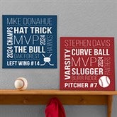 The Athlete Personalized Canvas Prints - 25771