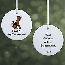Personalized Shepard Dog Ornament by philoSophies - 25777
