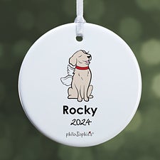 Personalized Golden Retriever Memorial Ornaments by philoSophies - 25778