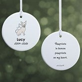 Personalized Chihuahua Memorial Ornaments by philoSophies - 25787