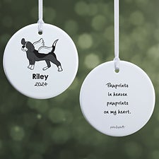 Personalized Beagle Memorial Ornaments by philoSophies - 25789