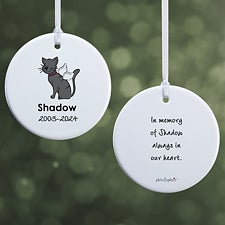 Personalized Cat Memorial Ornaments by philoSophies - 25796