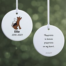 Personalized Shepard Dog Memorial Ornaments by philoSophies - 25798