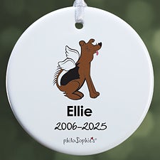Personalized Shepard Dog Memorial Ornaments by philoSophies - 25798