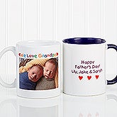 Personalized Photo Message Coffee Mugs - Loving Him Design - 2584